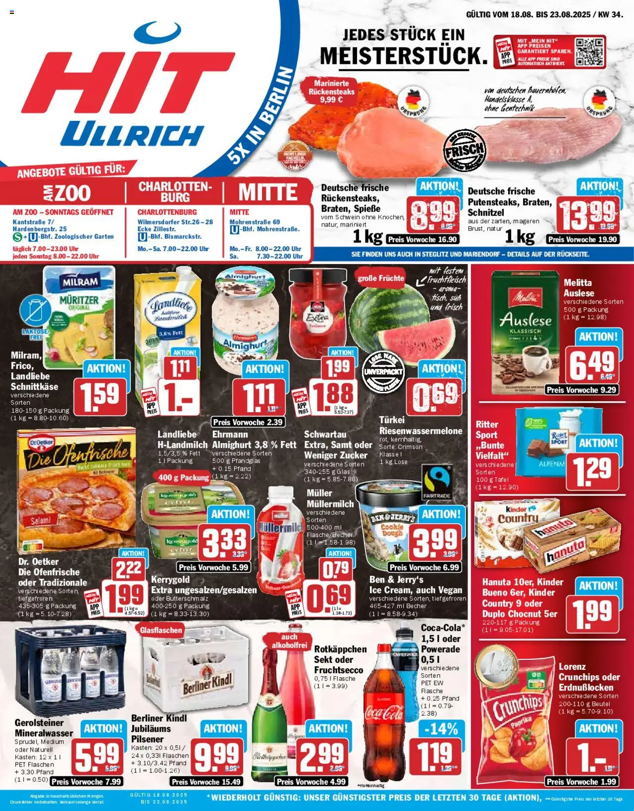HIT Prospekt ab 18.08.2025 nächste Woche > Prospekt