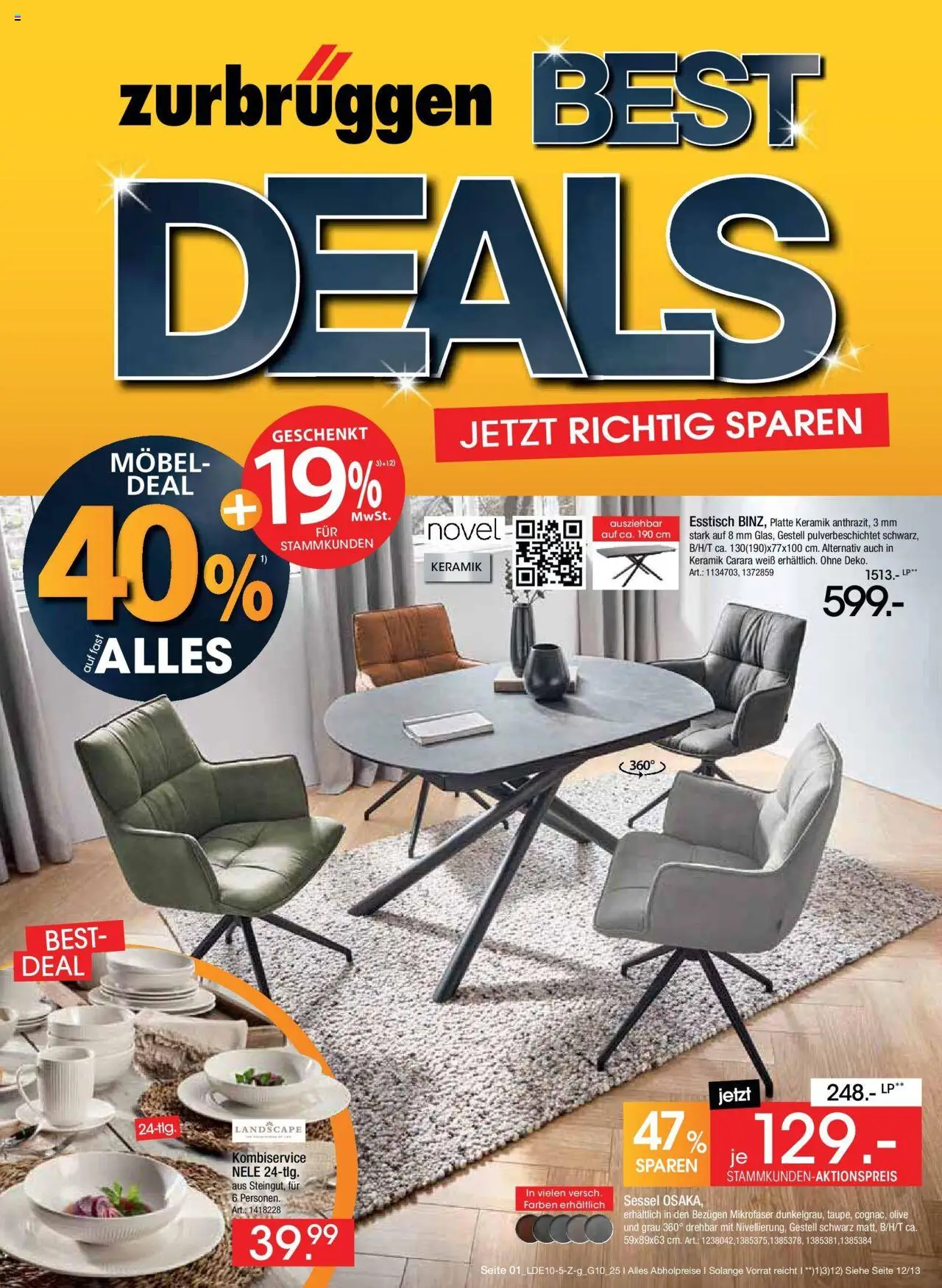 Vorschau von dem Prospekt des Geschäftes Zurbrüggen, gültig ab dem 04.10.2025