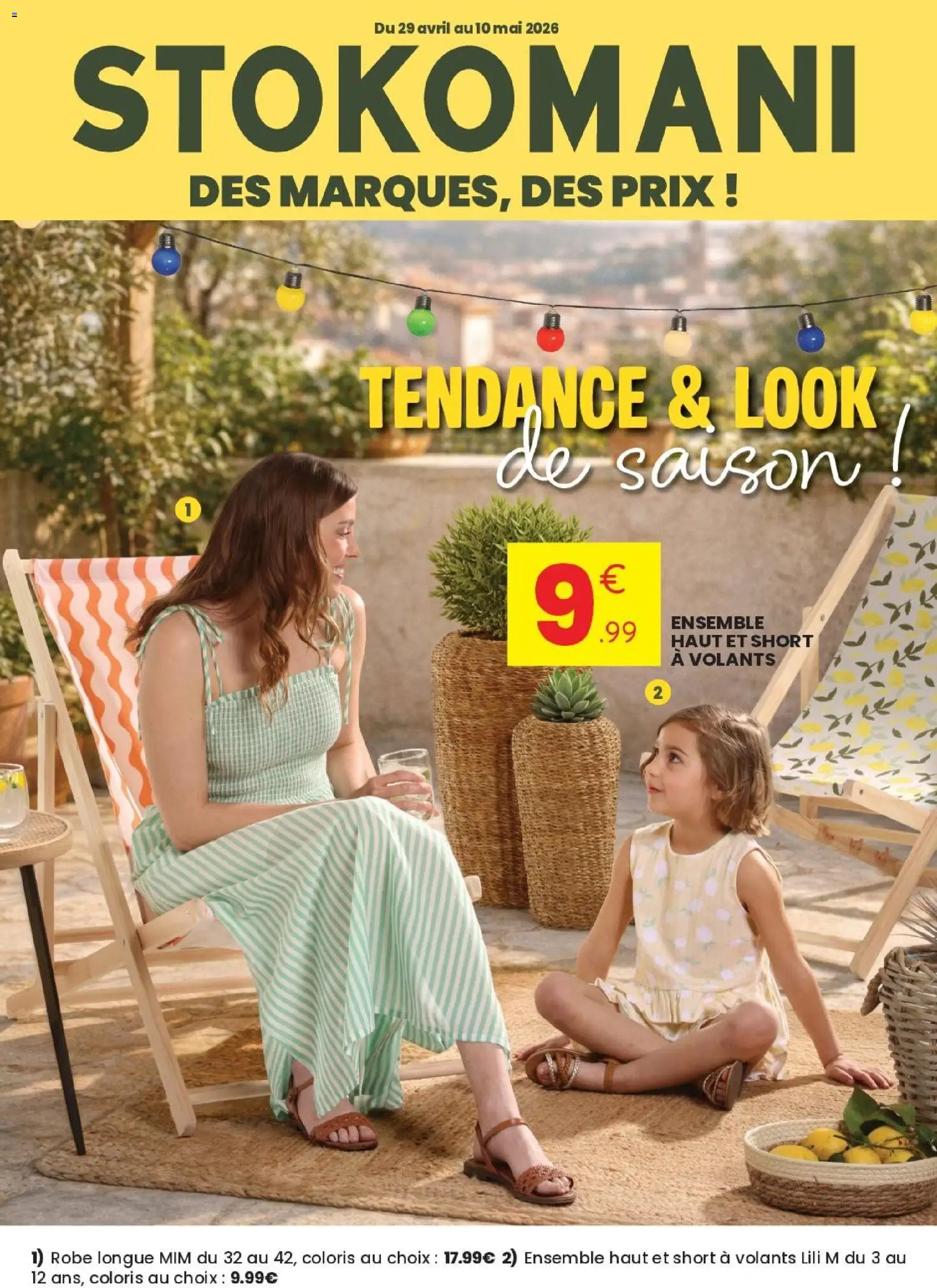 Prévisualisation de Stokomani catalogue tendance & look de saison du magasin Stokomani formulaire valide 29/04/2026