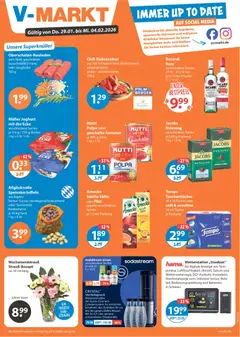 Vorschau von dem Prospekt des Geschäftes V-Markt, gültig ab dem 29.01.2026