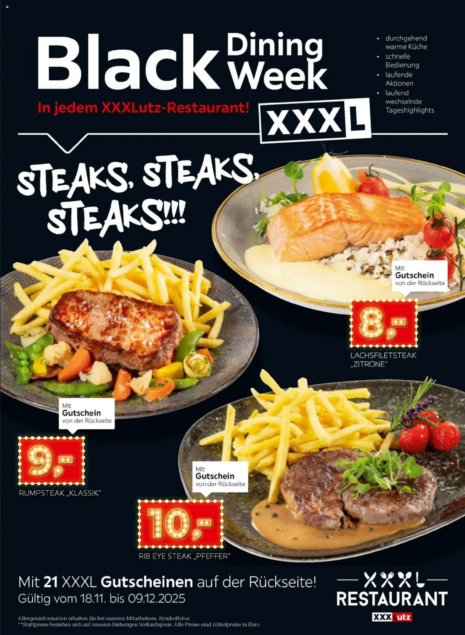 Vorschau der Angebote: XXXLutz Black Friday gültig ab 18.11.2025