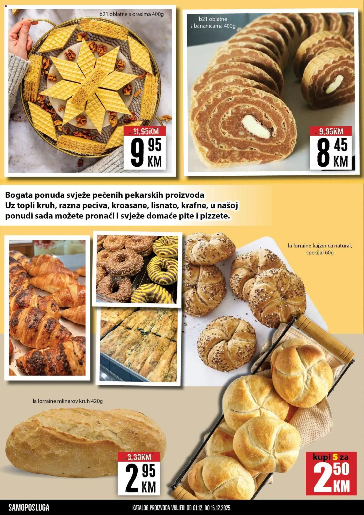 Pregled letka Katalog trgovine Prodex vrijedi od 2025.12.01