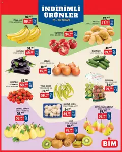 BİM - Meyve - Sebze, Meyve Sebze