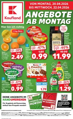 Vorschau von dem Prospekt des Geschäftes Kaufland, gültig ab dem 20.04.2026