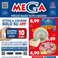 Anteprima dell'opuscolo Attuale volantino dal negozio Mega valido da 13/11/2025