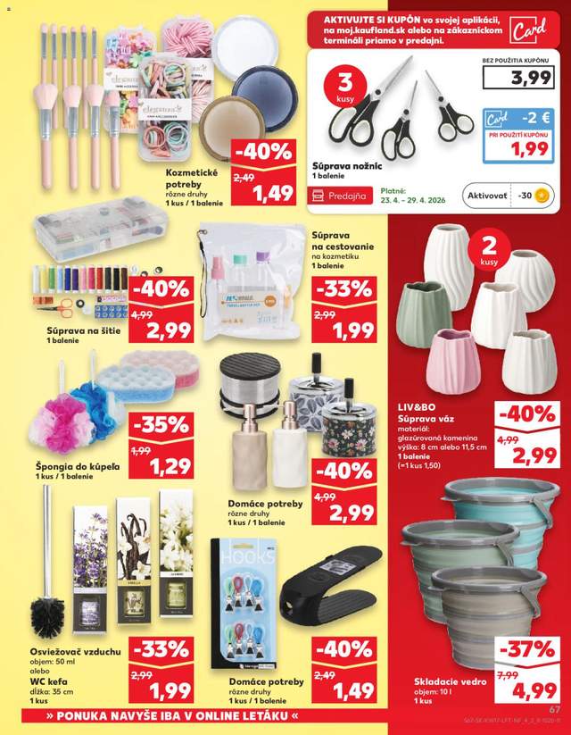 Nový Kaufland leták od 23.04.