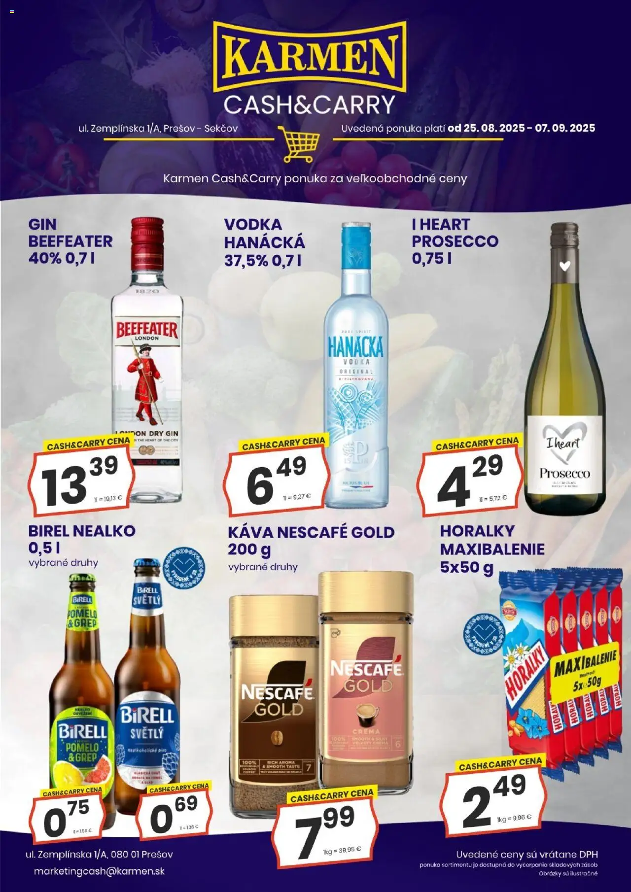 KARMEN CBA Leták (25.08. - 07.09.2025) - Akčná ponuka