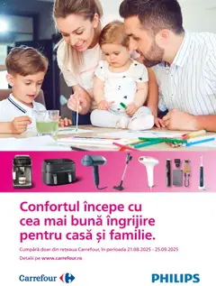 Previzualizarea de cataloage: Carrefour Catalog - Philips valabil de la 21.08.2025