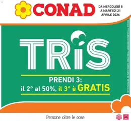 Anteprima dell'opuscolo TRIS dal negozio Conad valido da 08/04/2026
