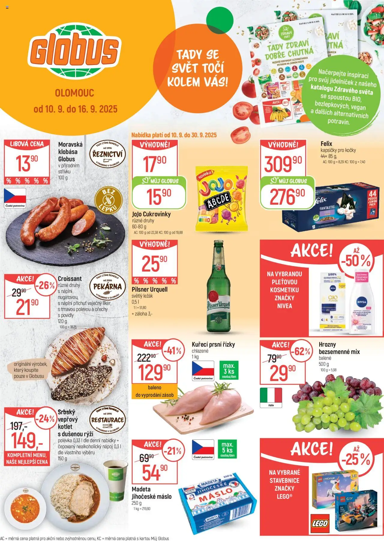  Globus leták od 10.09.2025 >> Akční nabídka "Olomouc"