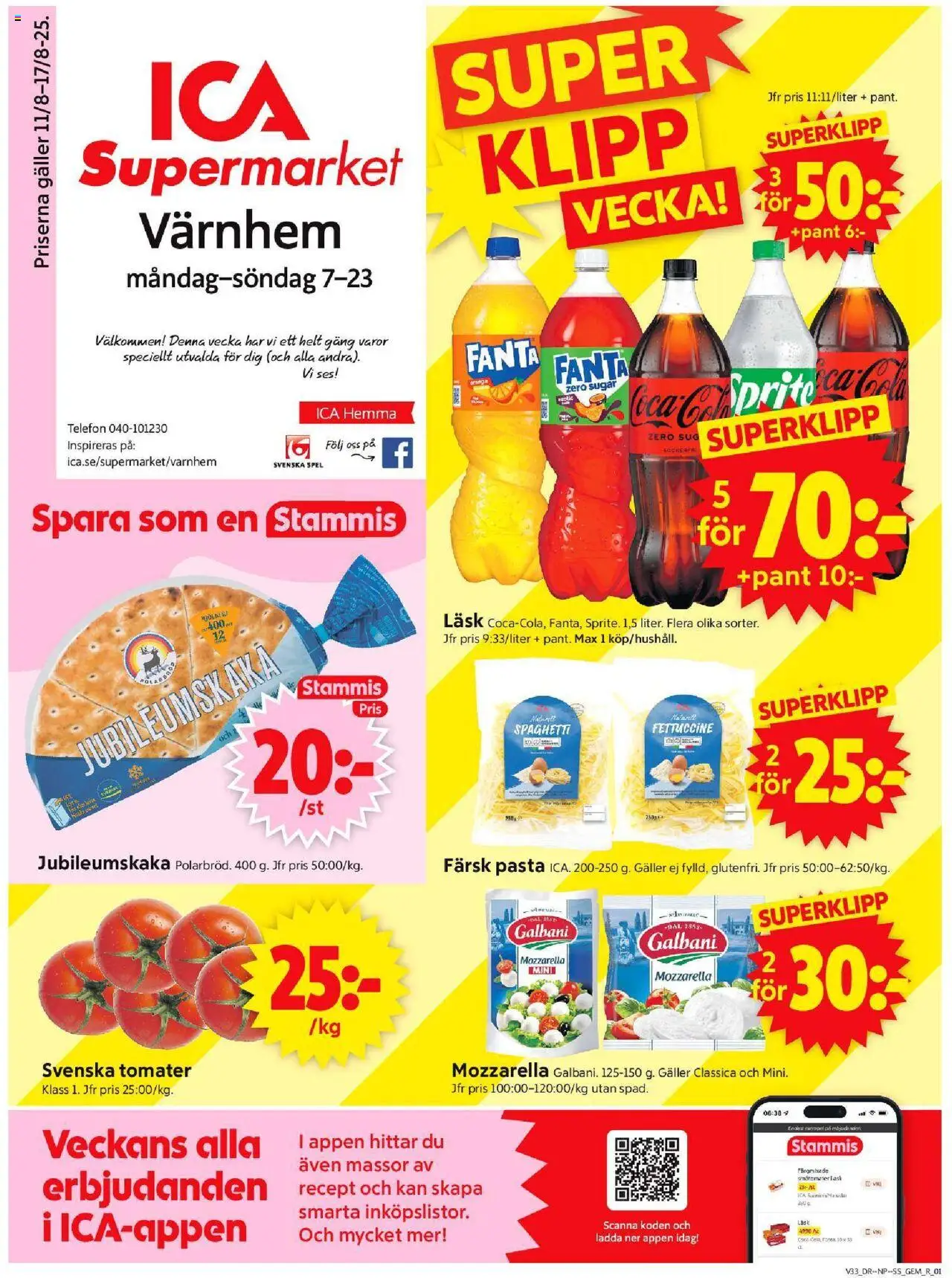 Malmö är giltig 11/08 2025 > Veckans Erbjudanden gäller från 11/08/2025 till 17/08/2025 sidnummer 1
