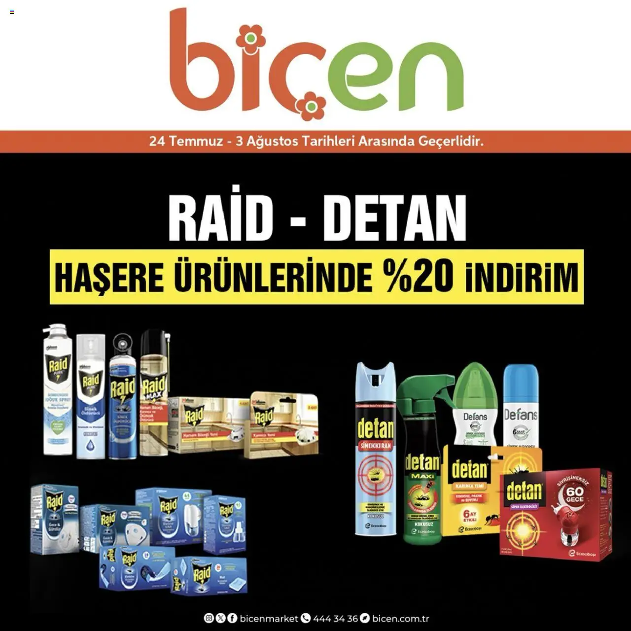 Biçen Market İndirim (24 Temmuz 2025 - 03 Ağustos 2025) - Sayfa numarası 1