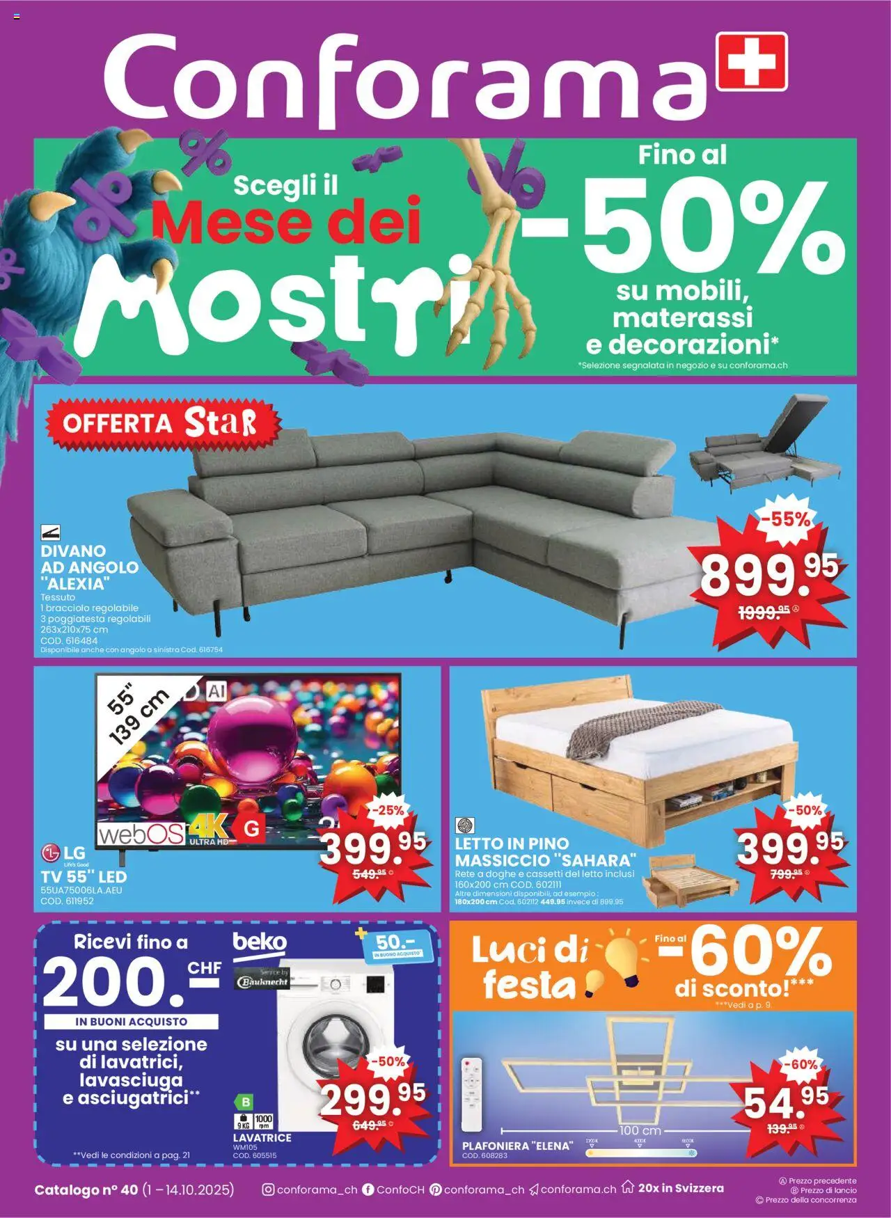 Conforama Aktionen IT ab 01.10.2025 - Seitennummer 1