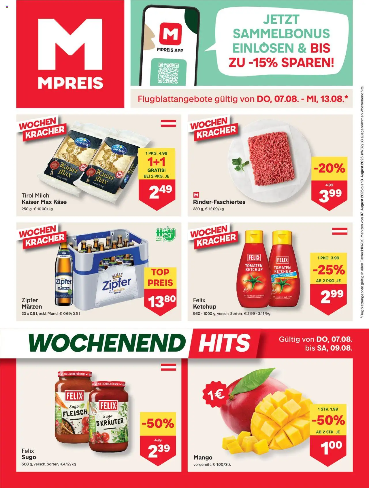  MPREIS Absam ab (07.08.2025 - 13.08.2025) - Seite 1
