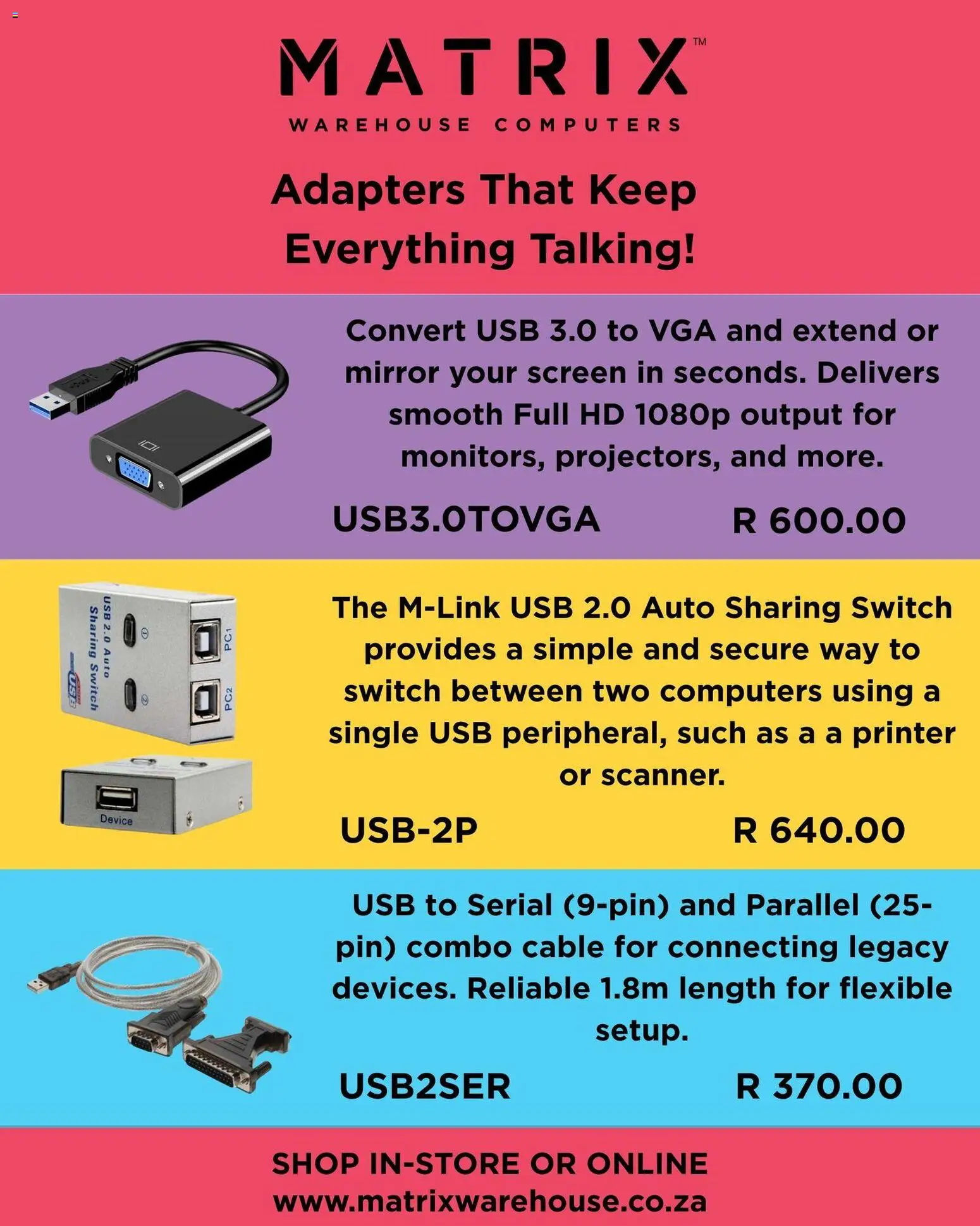 Preview of Matrix Warehouse flyer valid from 18/11/2025