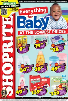 Preview of Shoprite flyer valid from 13/10/2025
