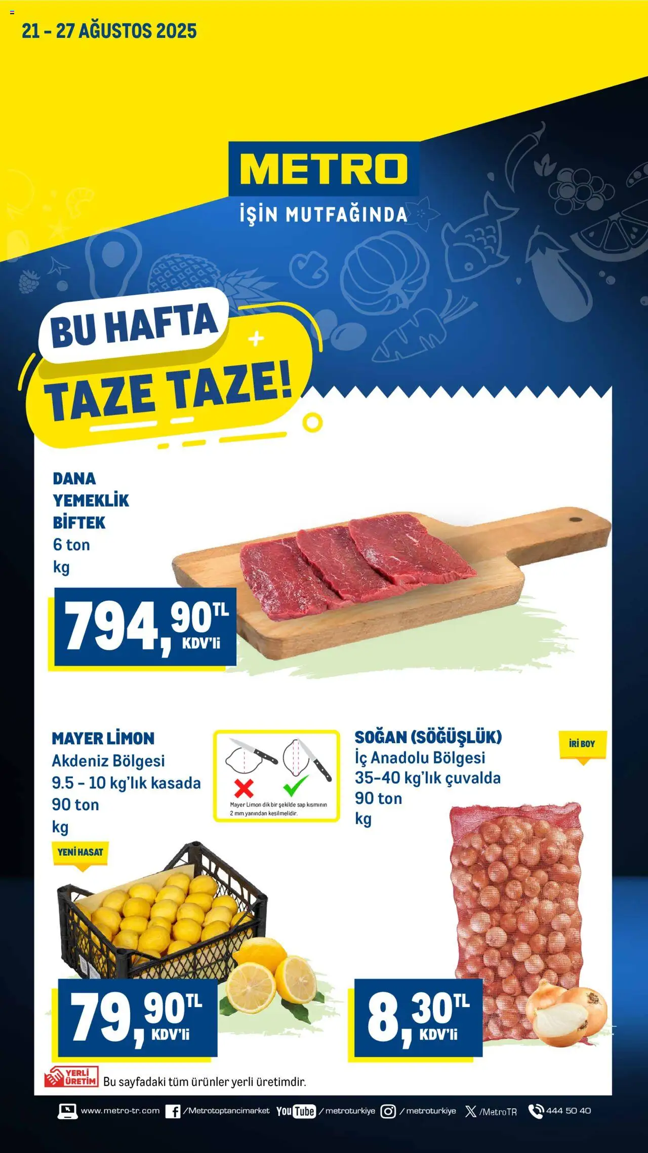Metro Katalog (21 - 27 Ağustos 2025) - Sayfa numarası 1