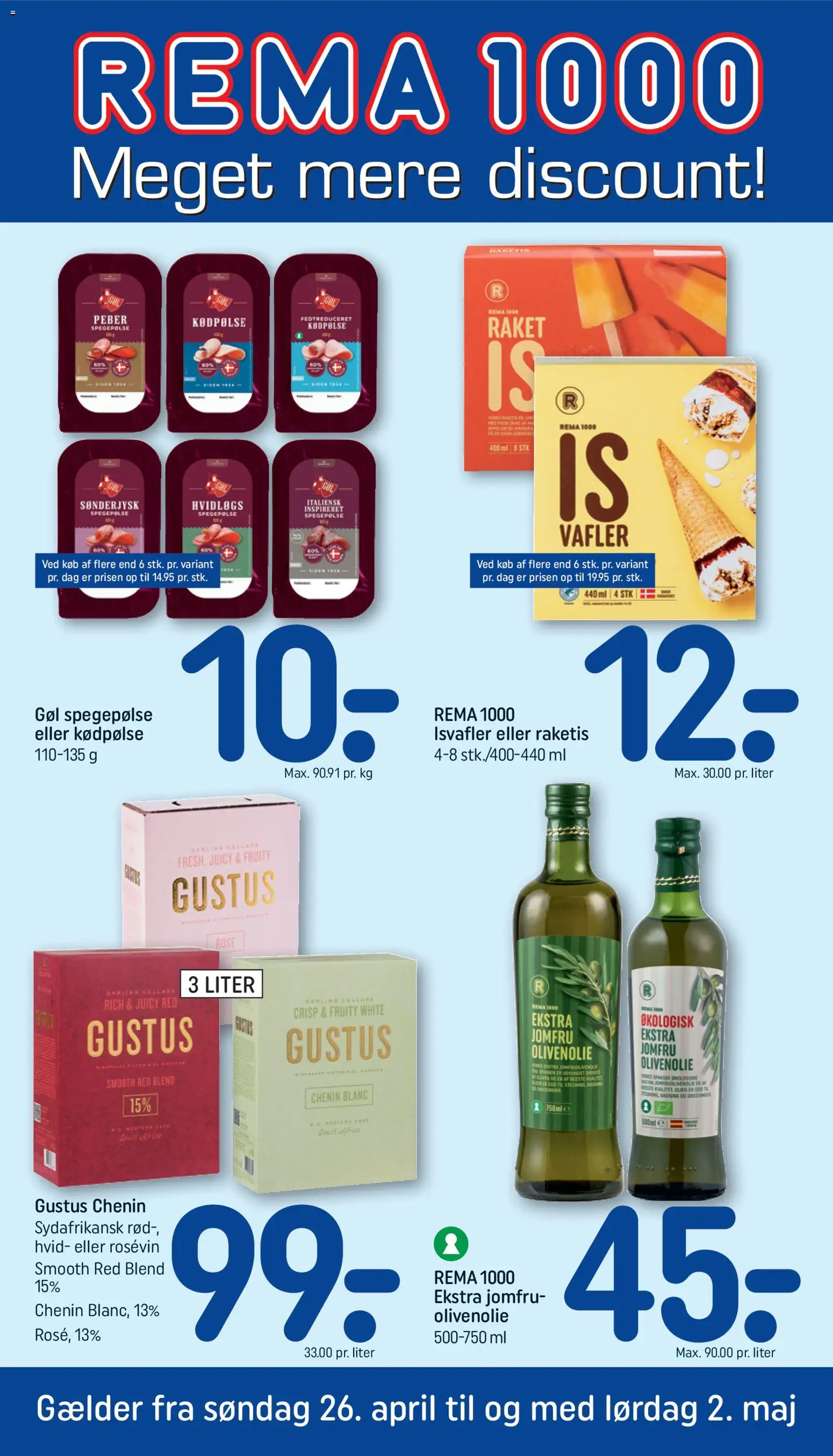 Eksempel på tilbudsavis Rema 1000 - Tilbudsavis uge 18 fra butik Rema 1000 gyldig fra 26/04/2026