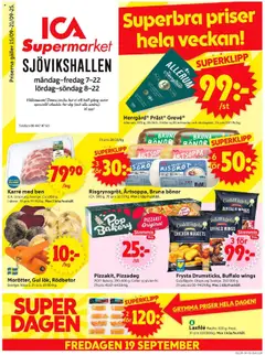 Förhandsgranska reklamblad Stockholm från butik ICA Supermarket gäller från 15/09/2025