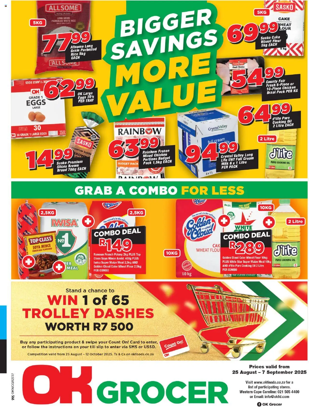 OK Foods Western Cape - OK Grocer from 25/08 - 07/09/2025 > Promotions