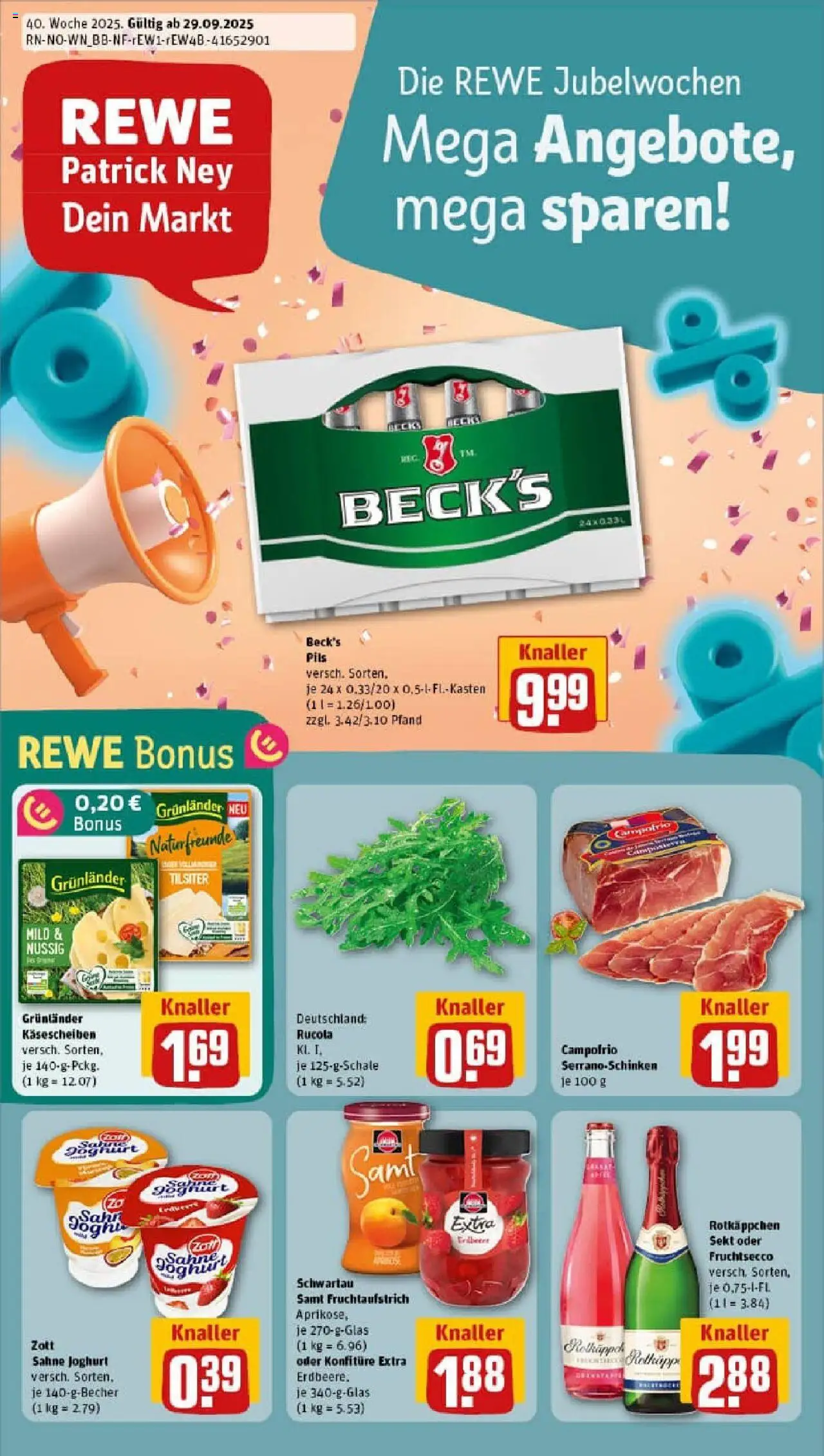 REWE Prospekt ab 28.09.2025 nächste Woche - Prospekt Geestland (Langen)	