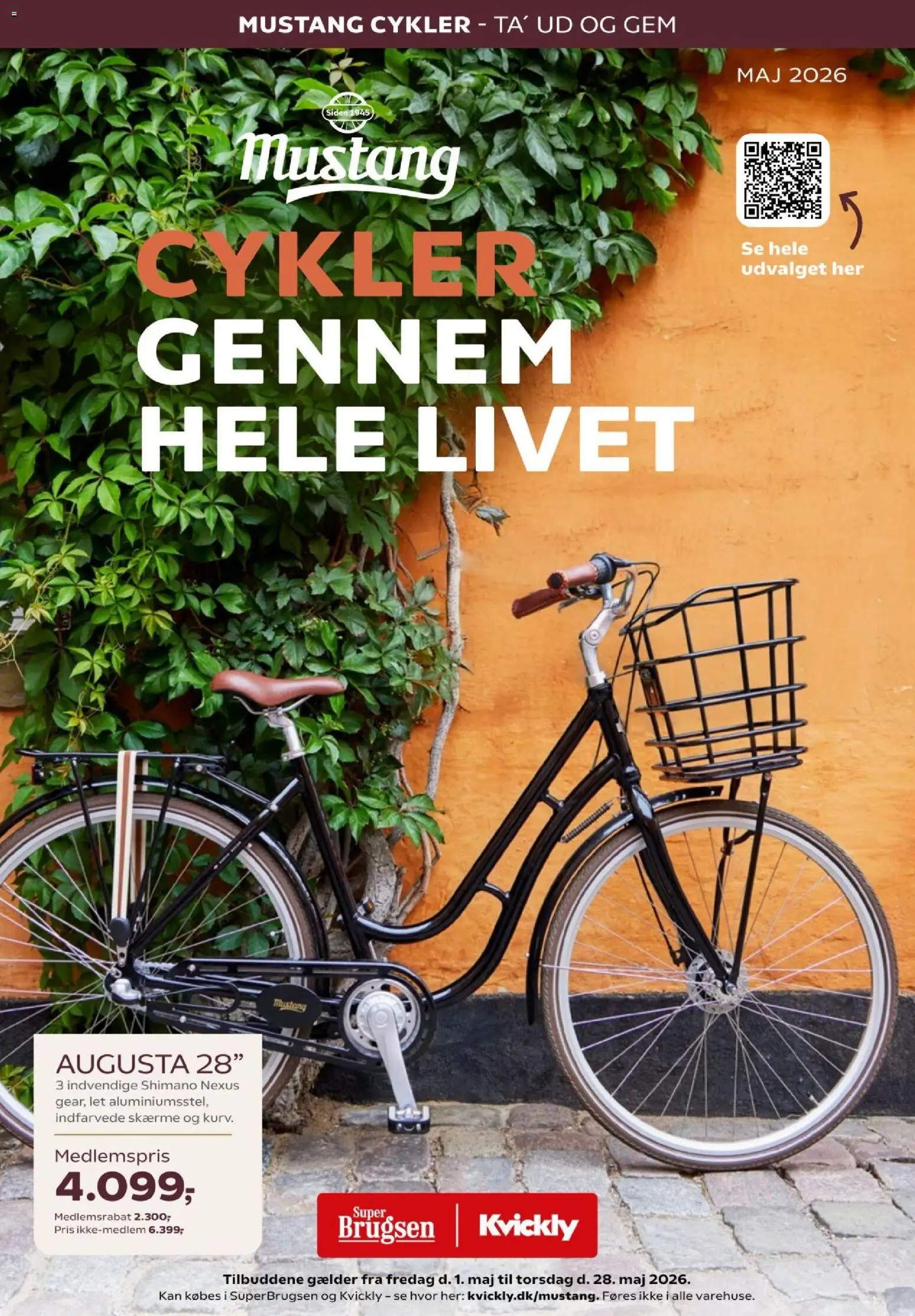 Eksempel på tilbudsavis Super Brugsen - Mustang katalog fra butik Super Brugsen gyldig fra 01/05/2026