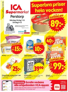 Förhandsgranska reklamblad Perstorp från butik ICA Supermarket gäller från 05/01/2026