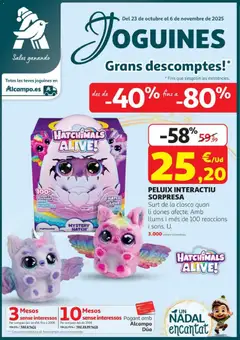 Vista previa del folleto de la tienda Alcampo válido desde el 23/10/2025 