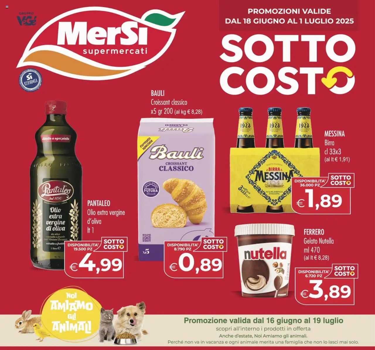 Volantino MerSi Supermercati valido da 18/06/2025 numero di pagina 1