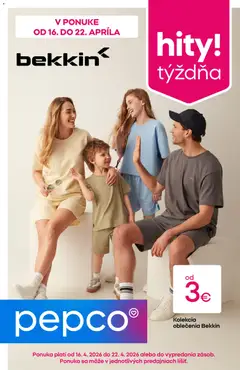 Náhľad Pepco letáku platného od 16.04.2026