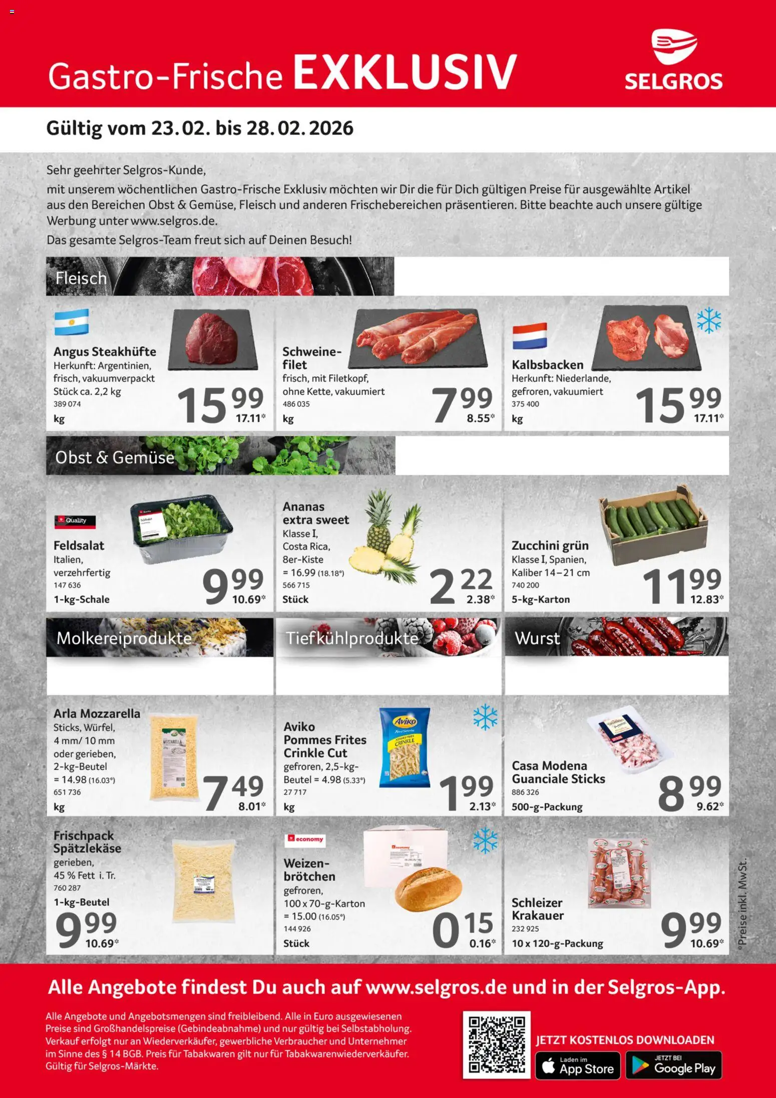 Vorschau von dem Prospekt des Geschäftes Selgros, gültig ab dem 23.02.2026