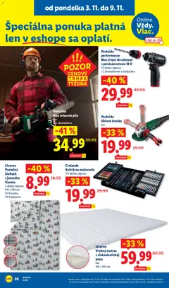 Náhľad Lidl letáku platného od 03.11.2025 | Strana: 56