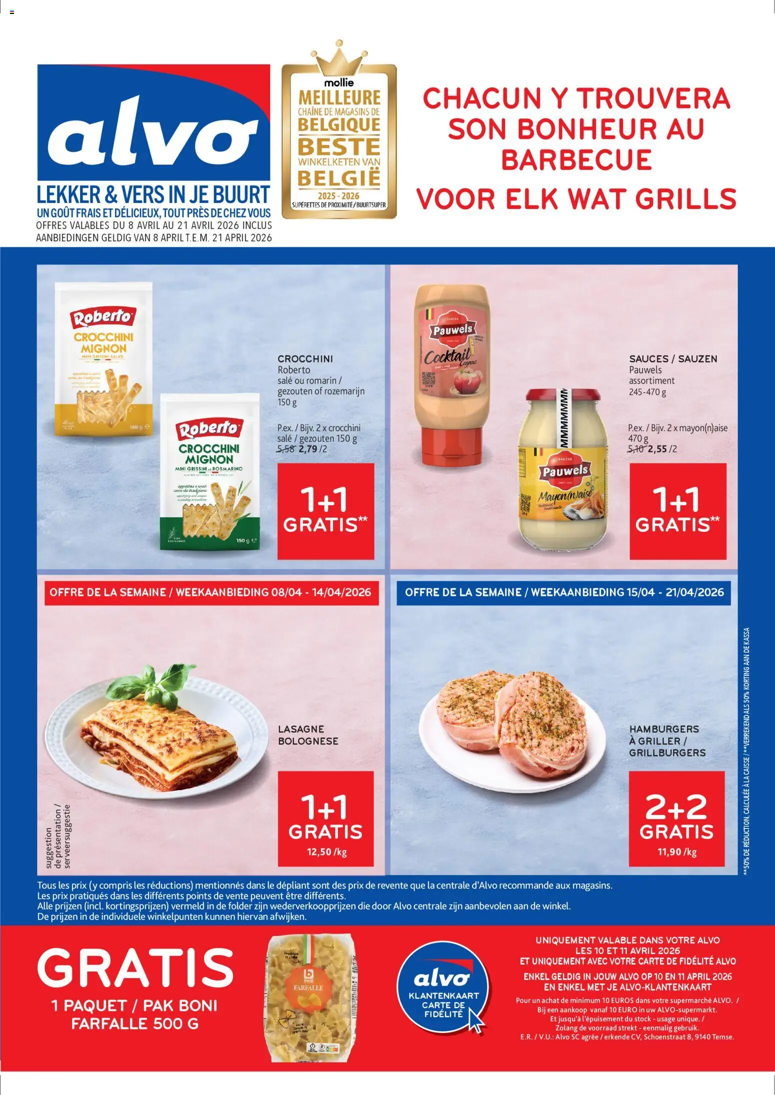 Voorbeeld van Alvo Publicité van winkel Alvo geldig vanaf 08/04/2026