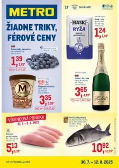 Náhľad Metro letáku platného od 30.07.2025