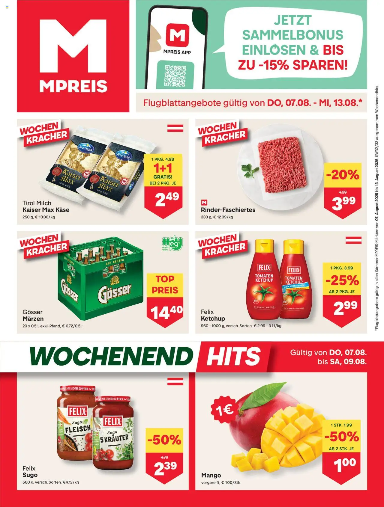  MPREIS Dellach im Drautal ab (07.08.2025 - 13.08.2025) - Seite 1