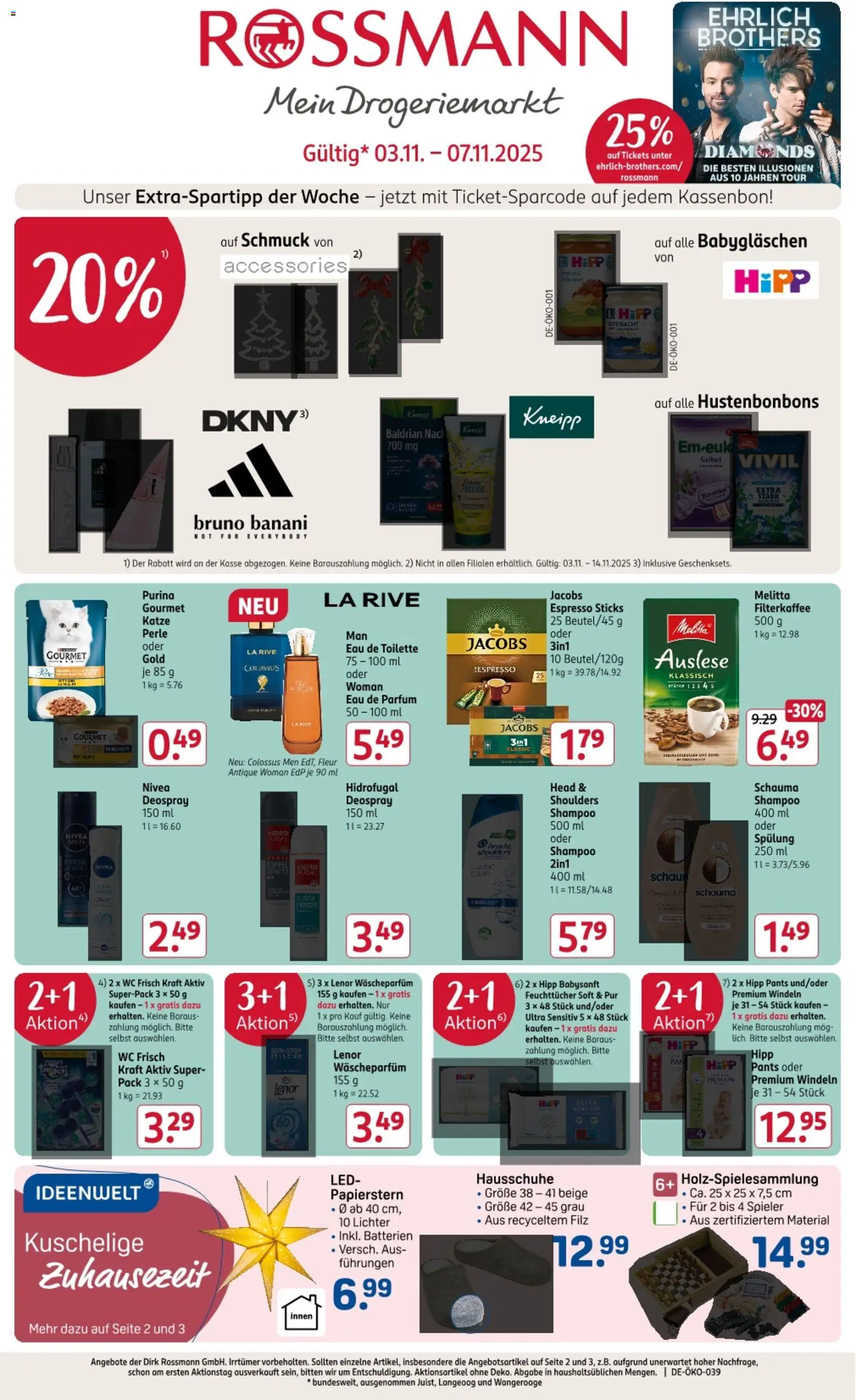 Vorschau von dem Prospekt des Geschäftes Rossmann, gültig ab dem 03.11.2025