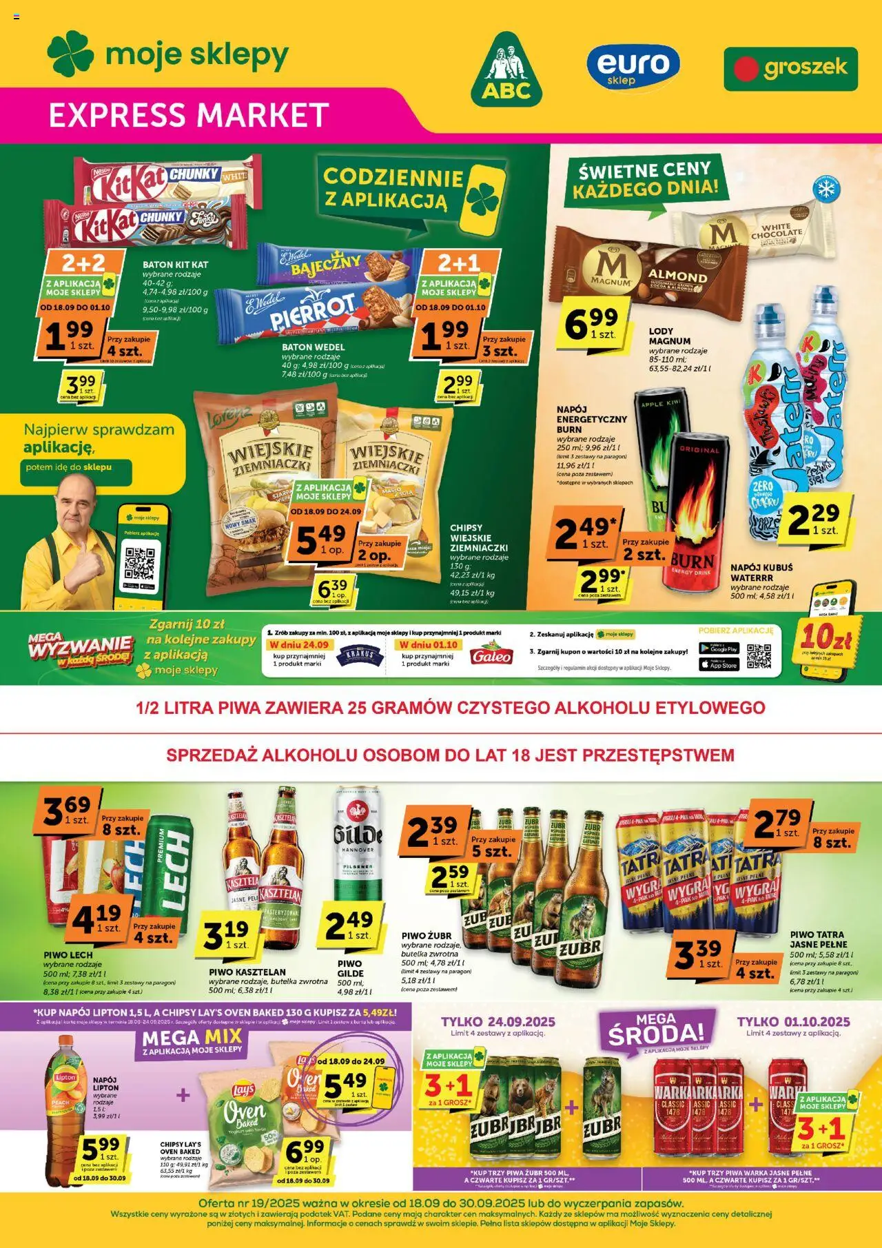 ABC Expressmarket od 18.09.2025 - Nowa Gazetka - Numer strony 1
