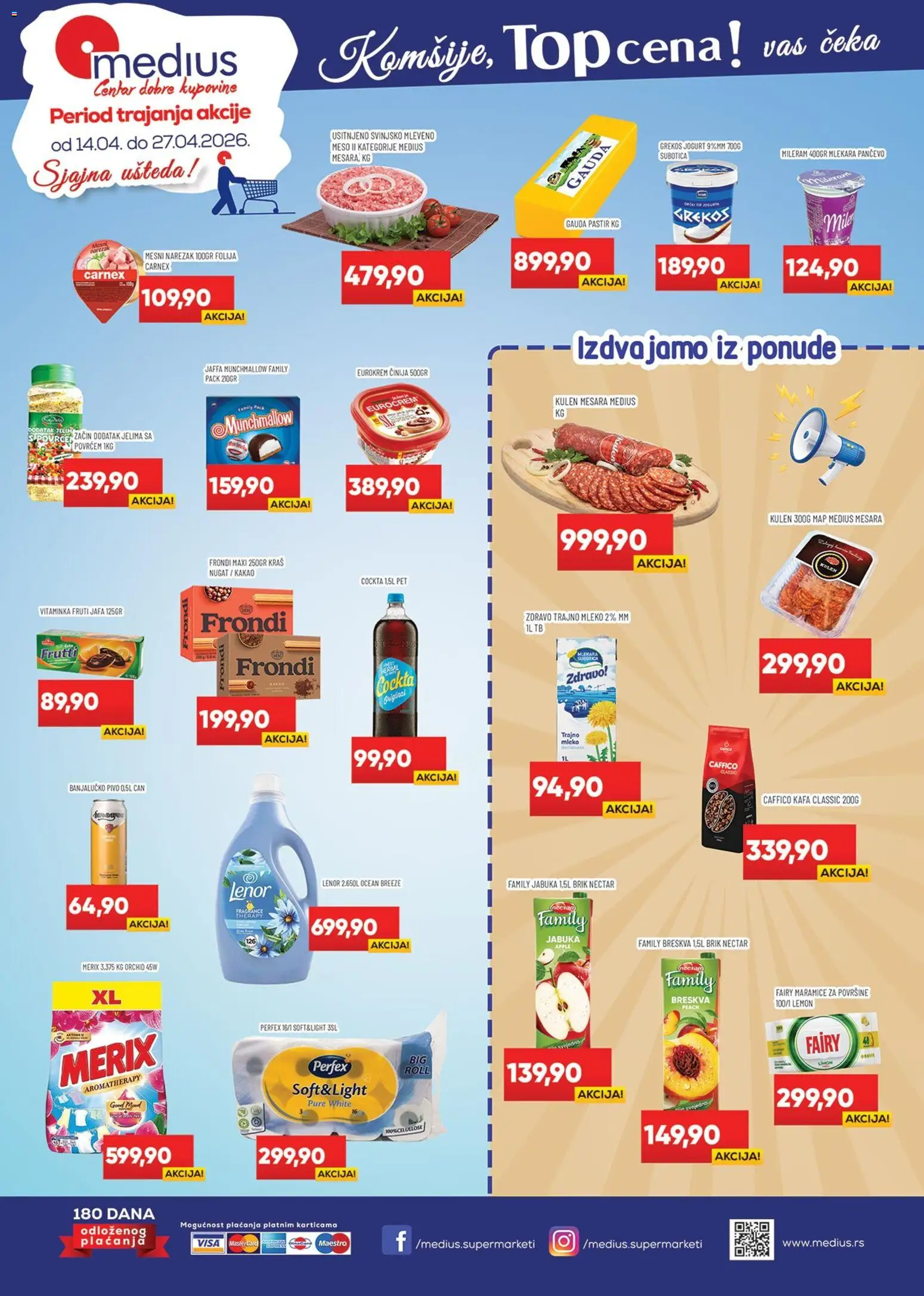 Pregled Medius kataloga - važi od 14.04.2026