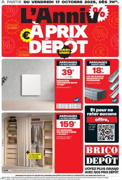 Prévisualisation de Catalogue L'Anniv à prix dépôt du magasin Brico Dépôt formulaire valide 17/10/2025
