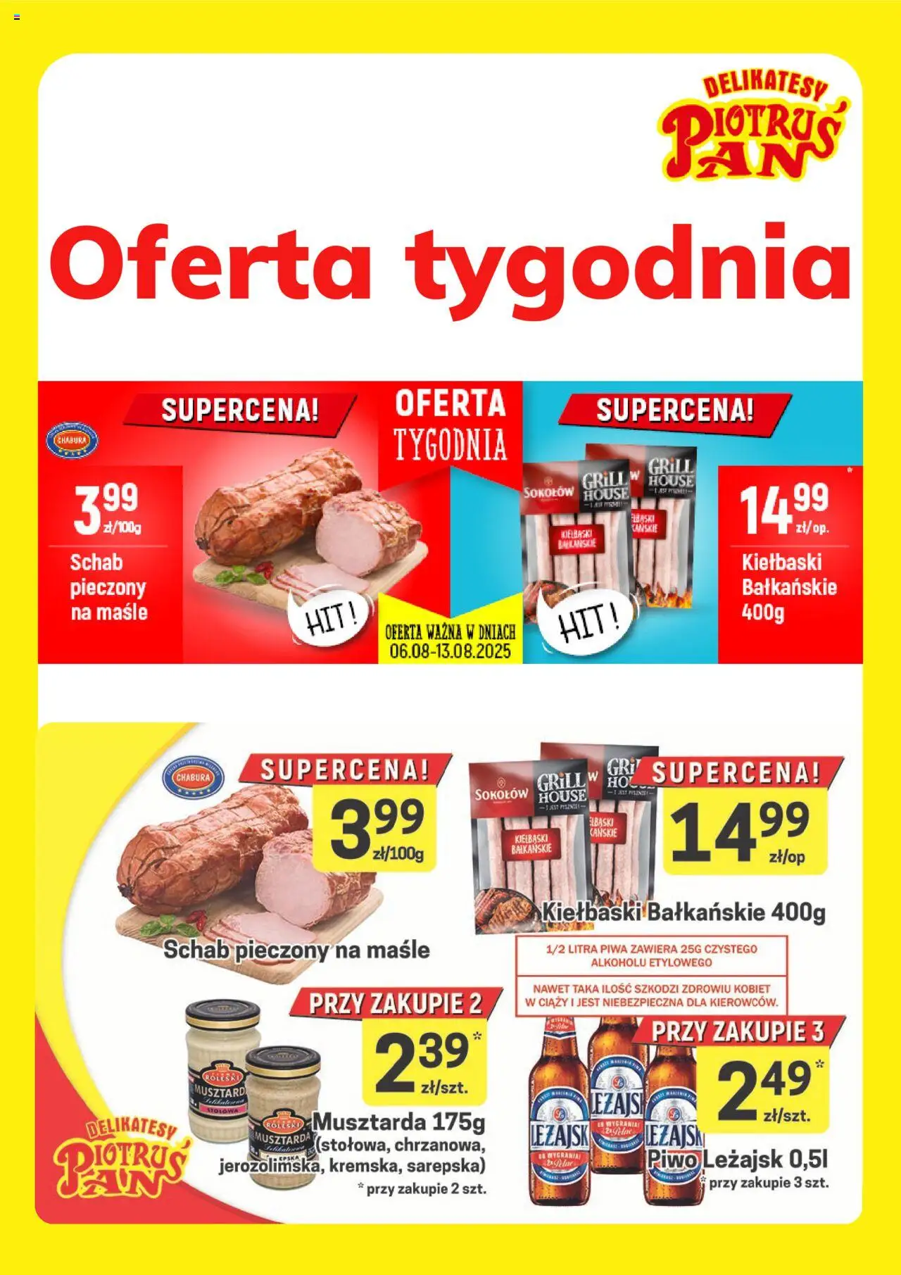 Piotruś Pan Promocje od 06.08.2025 - Nowa Gazetka - Numer strony 1