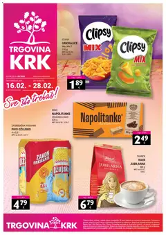 Pregled letka Katalog trgovine Trgovina Krk vrijedi od 16.02.2026