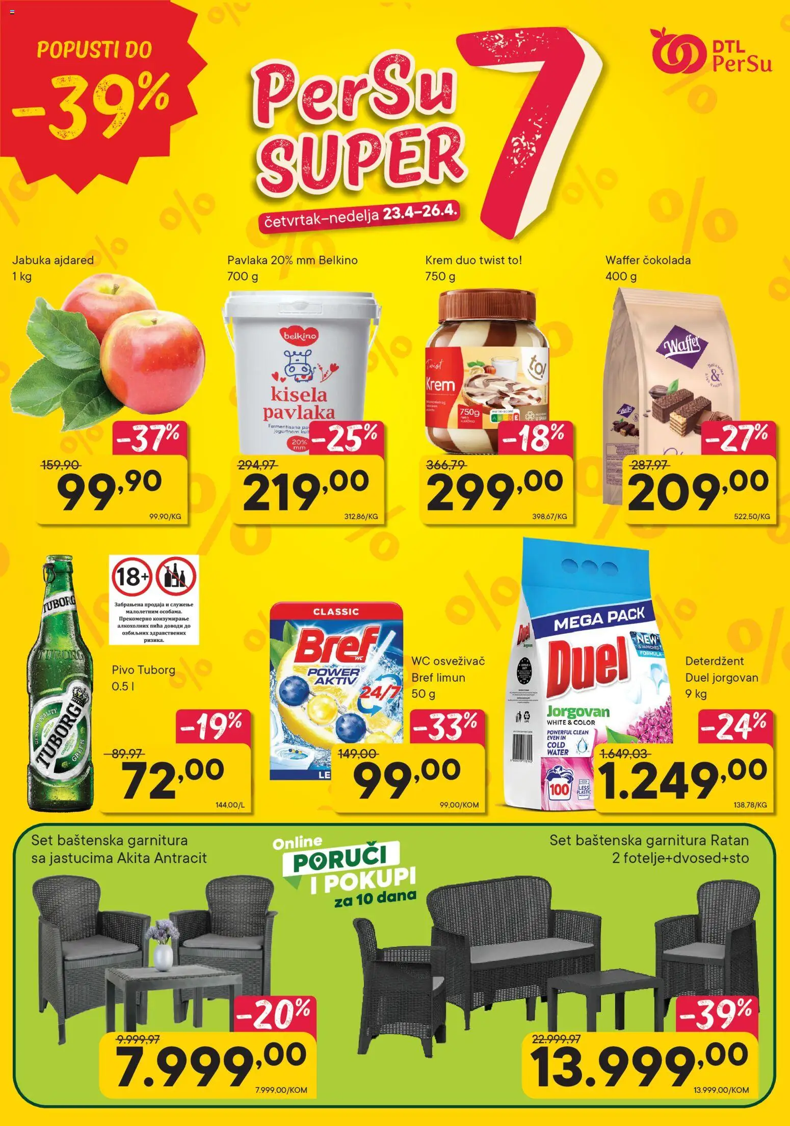 Pregled PerSu kataloga - važi od 23.04.2026