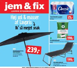 Eksempel på tilbudsavis Tilbudsavis fra butik Jem & fix gyldig fra 20/07/2025
