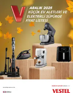 Vestel Küçük Ev Aletleri 01.12.2025 - Broşürünün önizlemesi