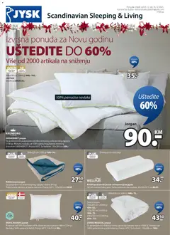 Pregled letka Katalog trgovine JYSK vrijedi od 2025.12.01