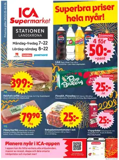 Förhandsgranska reklamblad Landskrona från butik ICA Supermarket gäller från 30/12/2025