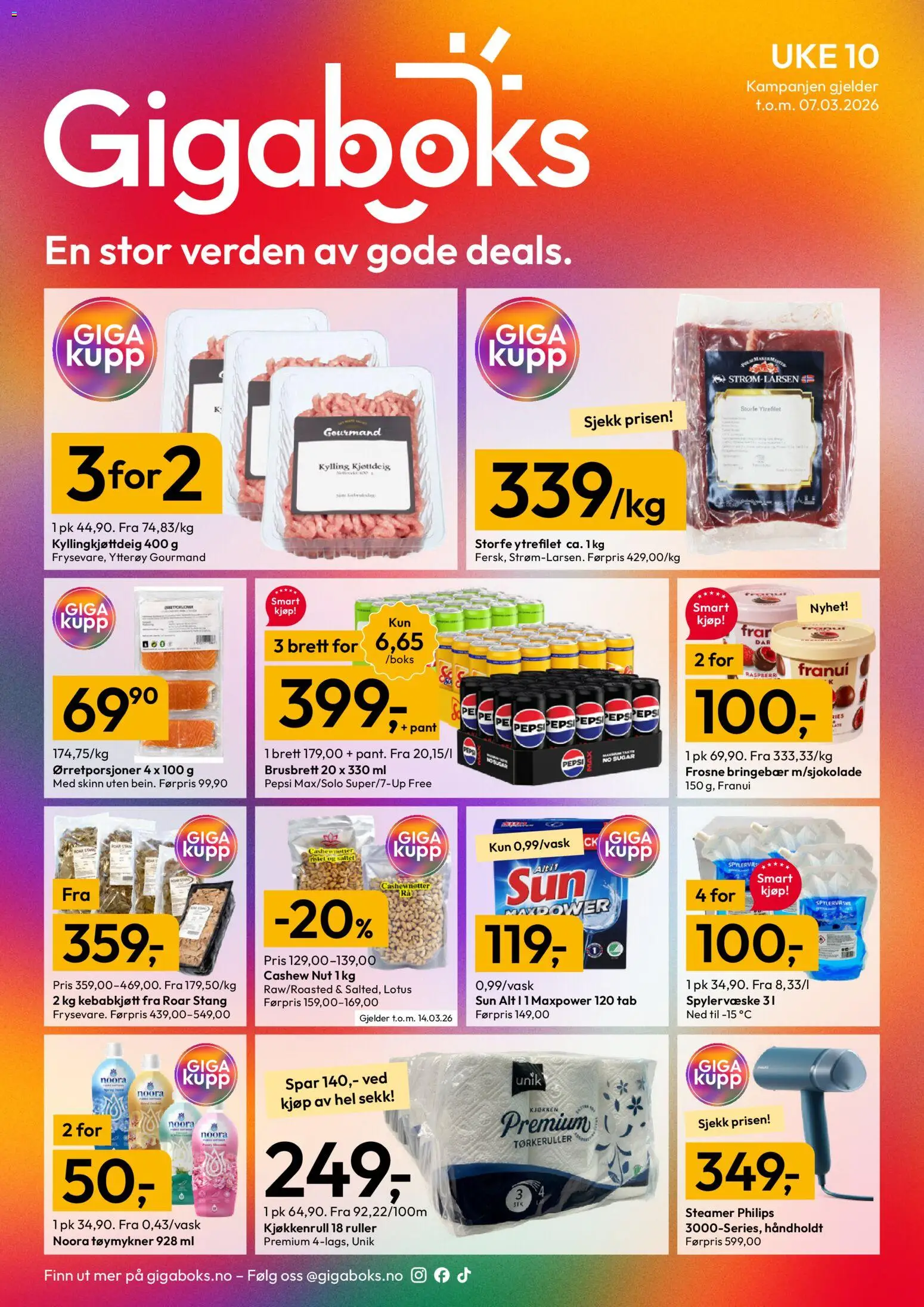 Forhåndsvis Gigaboks kundeavis fra butikk Gigaboks gyldig fra 02/03/2026