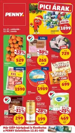 PENNY - Akciós újság PENNY megtekintése, amely érvényes 2025.11.27.-től