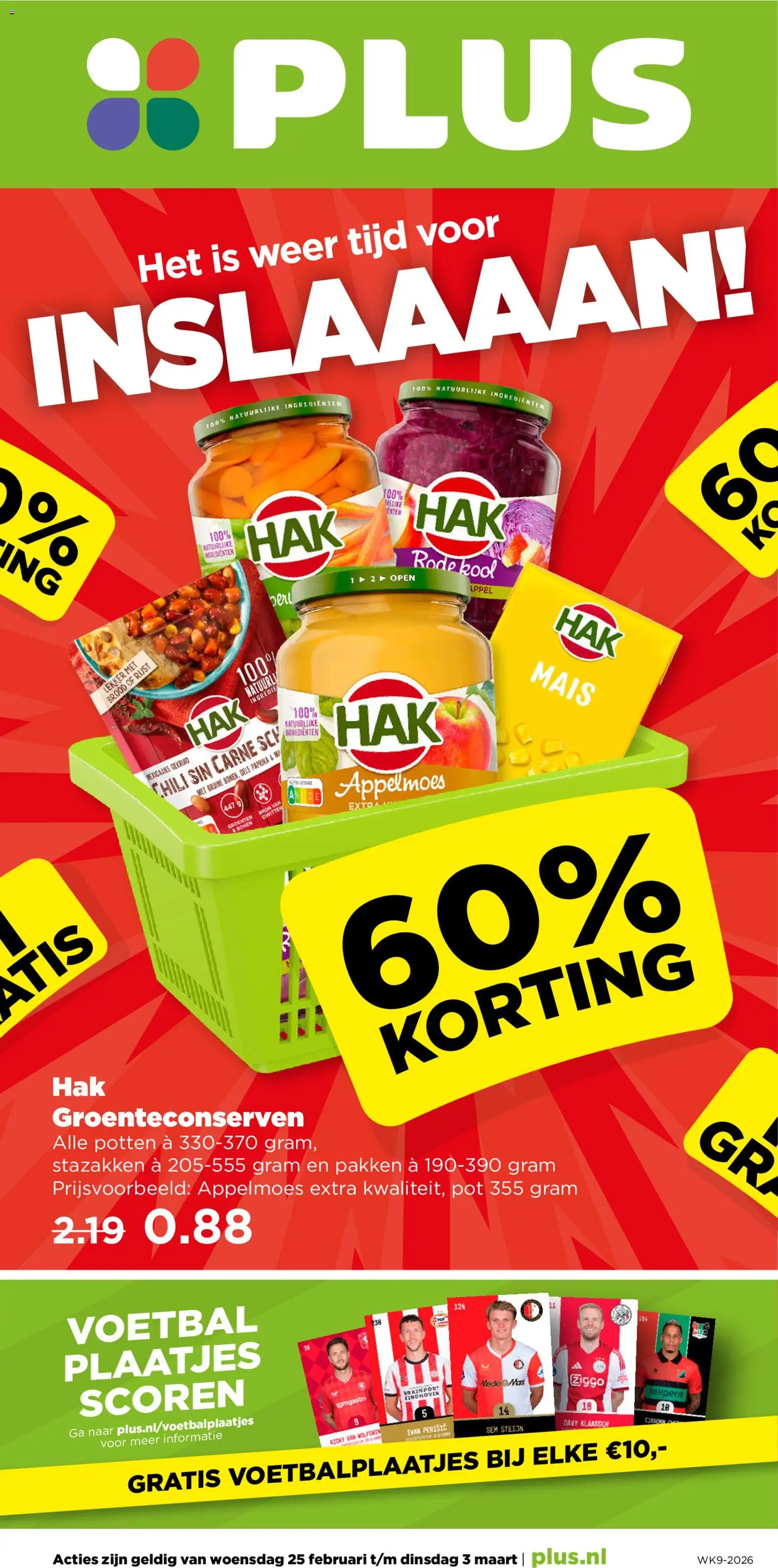 Voorbeeld van Folder week 9 van winkel Plus geldig vanaf 25-02-2026