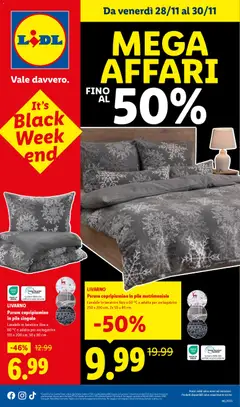 Anteprima dell'opuscolo Black Friday - Mega Affari dal negozio Lidl valido da 28/11/2025